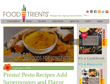 Tablet Screenshot of foodtrients.com